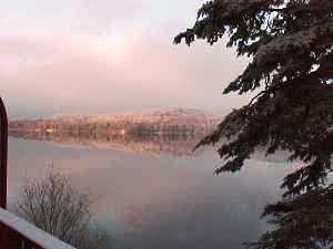 The Pond of ICE! near Canaan