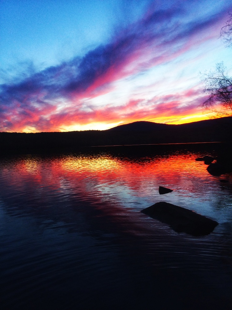 Goose Pond Sunset near Thetford